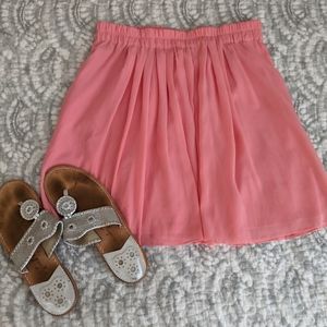LOFT Petite Pink Skirt